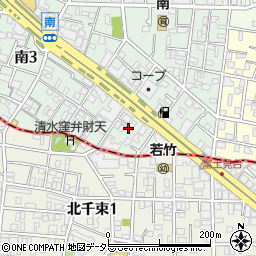 東京都目黒区南3丁目14周辺の地図