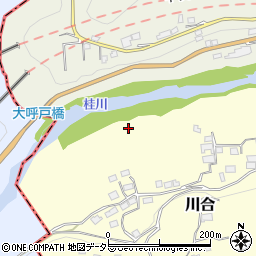 桂川周辺の地図