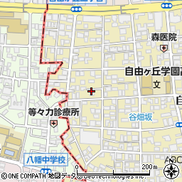 ＡＡＡアーイータカギの１１０番救急２４時間・自由が丘周辺の地図