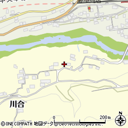 山梨県上野原市川合3409周辺の地図