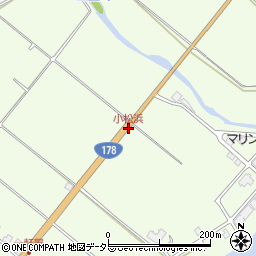 小松浜周辺の地図