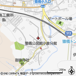 山梨県大月市猿橋町猿橋1575周辺の地図