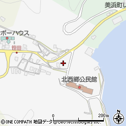 福井県三方郡美浜町笹田周辺の地図