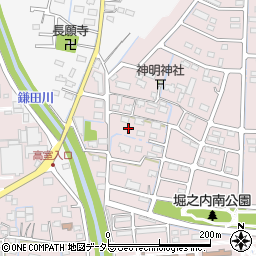 山梨県甲府市堀之内町312周辺の地図