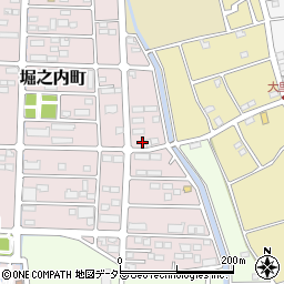 山梨県甲府市堀之内町791-3周辺の地図