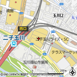 マクドナルド二子玉川ライズ店周辺の地図