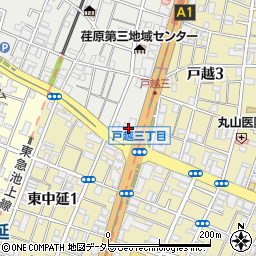 旭商事株式会社　ハートイン戸越周辺の地図