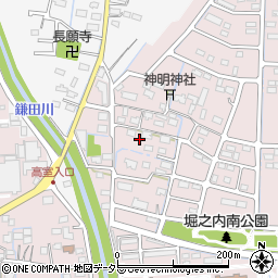 山梨県甲府市堀之内町369周辺の地図