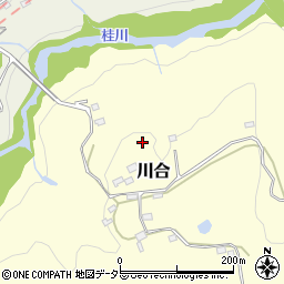 山梨県上野原市川合91周辺の地図
