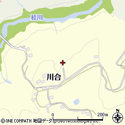 山梨県上野原市川合82周辺の地図