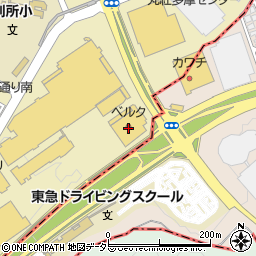 ぐりーんうぉーく多摩立体駐車場２階（ベルク）周辺の地図