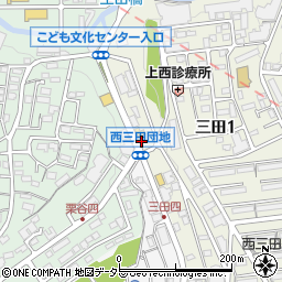 美洗館　生田南店周辺の地図