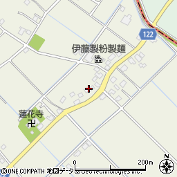 千葉県山武市蓮沼イ361周辺の地図