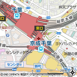 マツモトキヨシペリエ千葉店周辺の地図