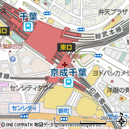 マツモトキヨシペリエ千葉店周辺の地図