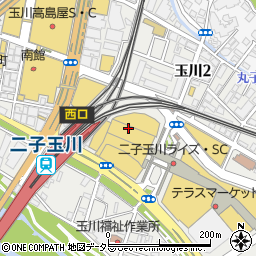 レゴストア二子玉川店周辺の地図