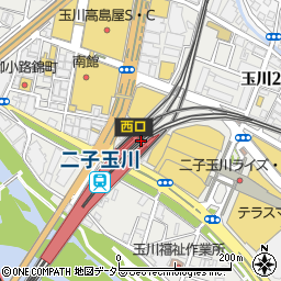 三井住友信託銀行二子玉川支店周辺の地図