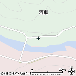 岐阜県加茂郡白川町河東1992周辺の地図