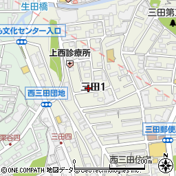スカイヒル生田周辺の地図