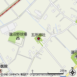 千葉県山武市蓮沼イ1904周辺の地図