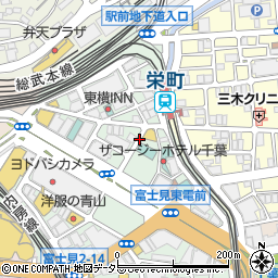 ベッセルイン千葉駅前駐車場【機械式/中型】周辺の地図
