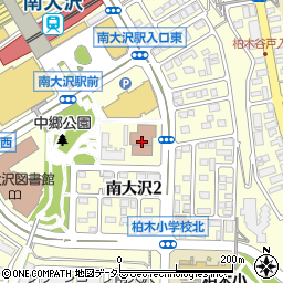 南大沢駅前郵便局 ＡＴＭ周辺の地図