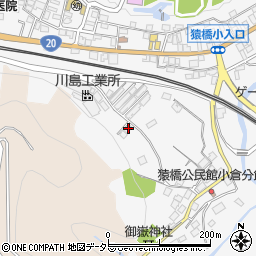 山梨県大月市猿橋町猿橋1692-1周辺の地図