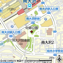 中郷公園周辺の地図
