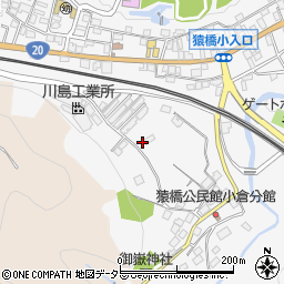 山梨県大月市猿橋町猿橋1632周辺の地図