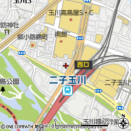 東京インドアゴルフ・二子玉ｄｅゴルフ周辺の地図