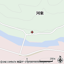 岐阜県加茂郡白川町河東1991周辺の地図