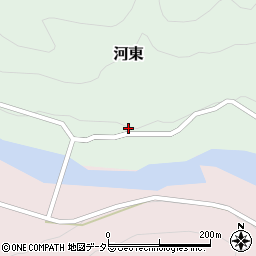 岐阜県加茂郡白川町河東1989周辺の地図