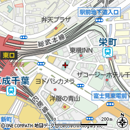 ダイワロイネットホテル千葉駅前周辺の地図