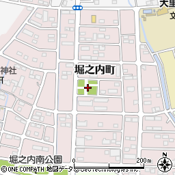 堀之内北公園トイレ周辺の地図