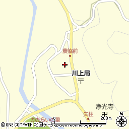 岐阜県中津川市川上矢柱266周辺の地図