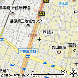 木澤荘周辺の地図