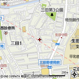 中和荘周辺の地図