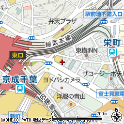 千葉興業銀行千葉駅前支店 ＡＴＭ周辺の地図