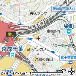 株式会社千葉興業銀行　千葉駅前住宅ローンセンター周辺の地図