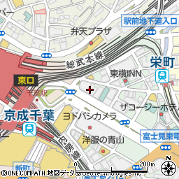 株式会社千葉興業銀行　千葉駅前住宅ローンセンター周辺の地図