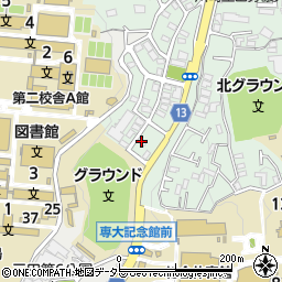 ファミール生田周辺の地図