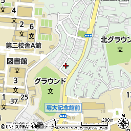 ファミール生田周辺の地図