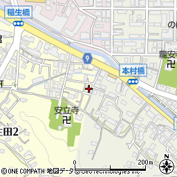神奈川県川崎市多摩区東生田1丁目23周辺の地図