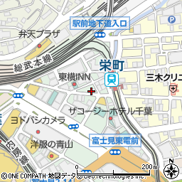 モツ親分 千葉駅前店周辺の地図