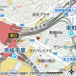 りそな銀行千葉駅前 ＡＴＭ周辺の地図