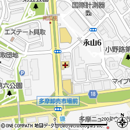 日産東京多摩ニュータウン店周辺の地図