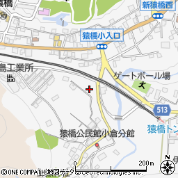 山梨県大月市猿橋町猿橋1592周辺の地図