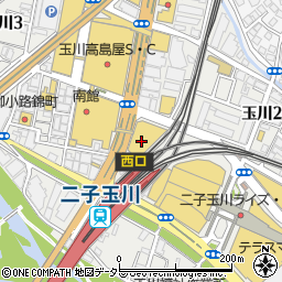 ＳＢＩ新生銀行二子玉川フィナンシャルセンター周辺の地図