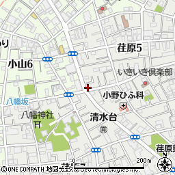 東京都品川区荏原5丁目16-16周辺の地図