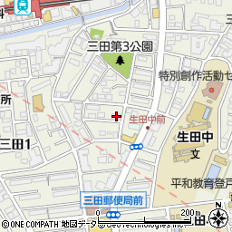 ピュアメール三田周辺の地図